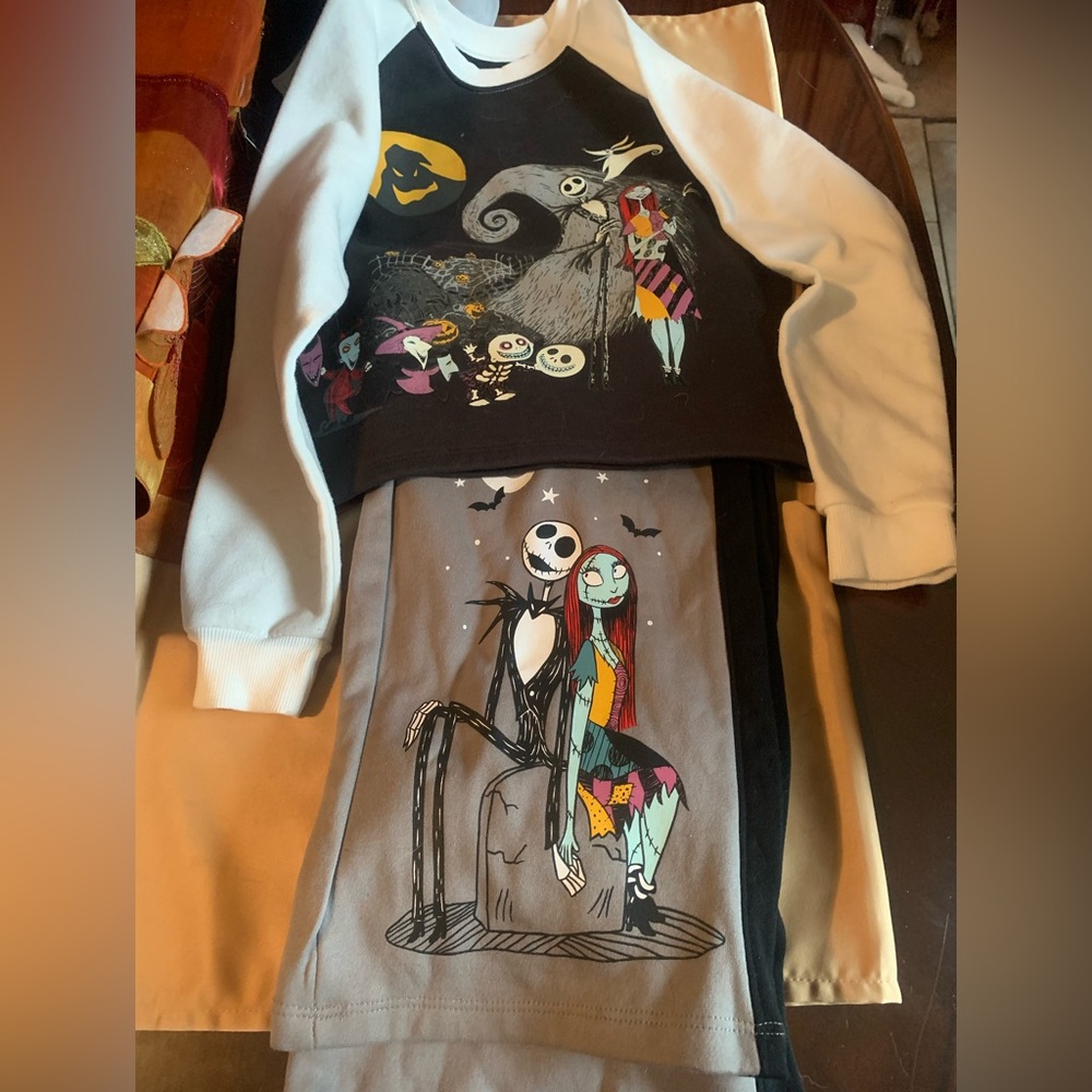 New Disney Black and White Nightmare Before Christmas Apparel